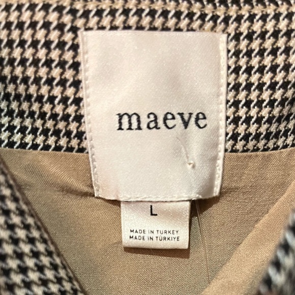Maeve Square Neck Houndstooth Mini Dress - Picture 8 of 10